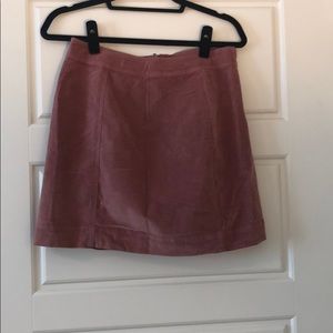 Madewell blush pink skirt